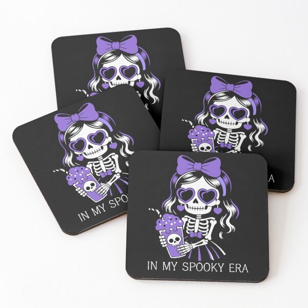 Item preview, In My Spooky Era Funny Cute Skeleton Girl Halloween Costume T-Shirt designed and sold by OldSkullDesigns.