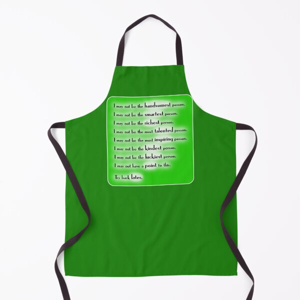 Item preview, I may not be, green background designed and sold by mntimg.