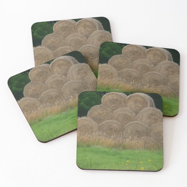 Item preview, Rustic Hay Bales in Summer Field designed and sold by NightWisdom.