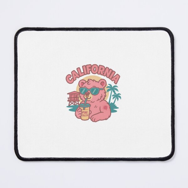 Item preview, California Bear Pink Smoothie – Beach & Good Vibes designed and sold by Pink & California.