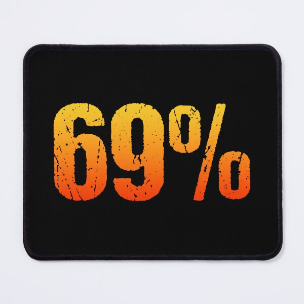Item preview, 69% in Hot Orange Grunge Typography designed and sold by Memes N Lore .
