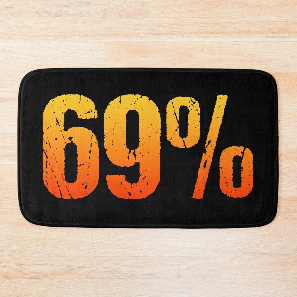 Item preview, 69% in Hot Orange Grunge Typography designed and sold by Memes N Lore .