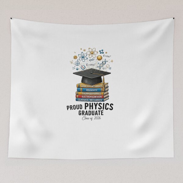 Item preview, proud physics graduate class of 2026 t-shirt designed and sold by TheHappyHaul.