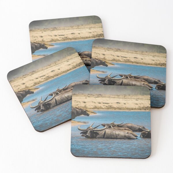 Item preview, Cooling Water Buffalos designed and sold by DriftandBloom.