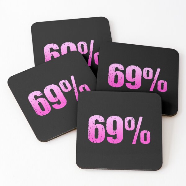 Item preview, 69% in Pink Grunge Typography designed and sold by Memes N Lore .