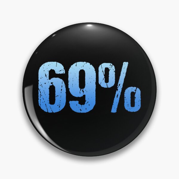 Item preview, 69% in Blue Grunge Typography designed and sold by Memes N Lore .