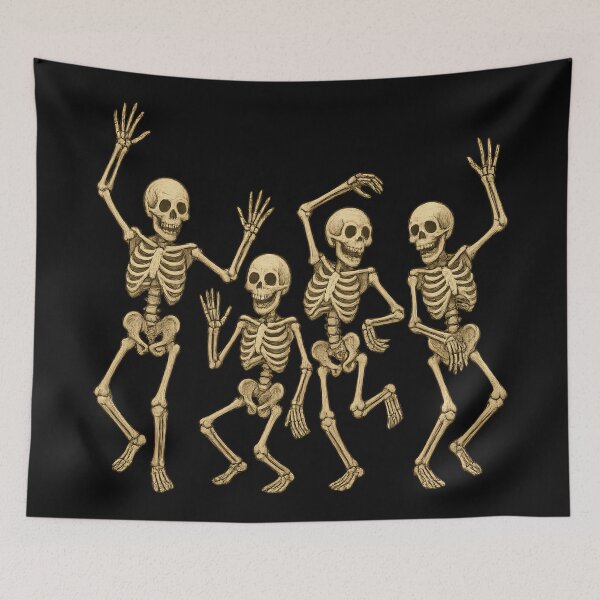 Item preview, Dancing Skeleton Party Vibes designed and sold by Daagath.