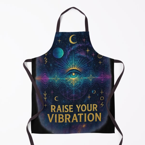 Item preview, Raise Your Vibration Sacred Geometry Artwork – Psychedelic Cosmic Frequency, Visionary Spiritual Mystical Esoteric Galaxy Art for T-Shirts, Stickers and Posters designed and sold by magicstudiooo.