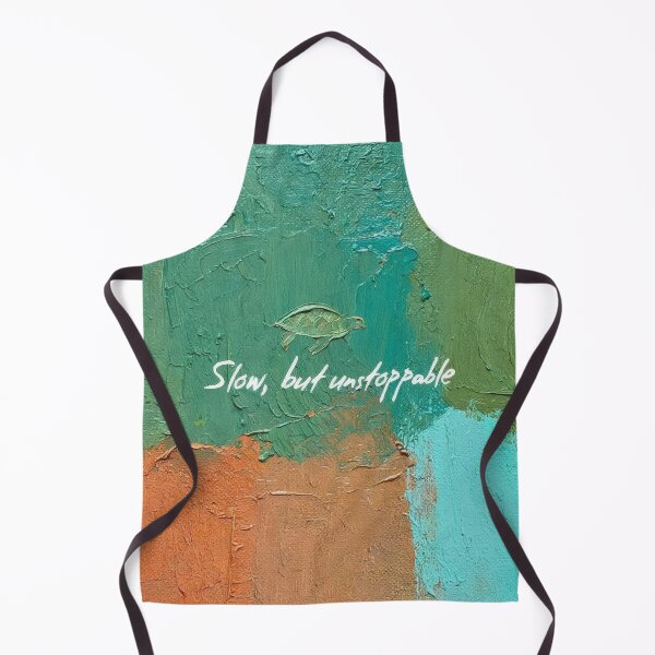 Item preview, Slow but Unstoppable – Abstract Turtle Painting, Resilient Spirit Art designed and sold by Ombrya.
