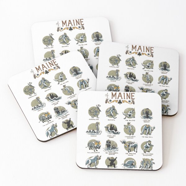 Item preview, Terrifying Myths of Maine designed and sold by PatronesKawai.