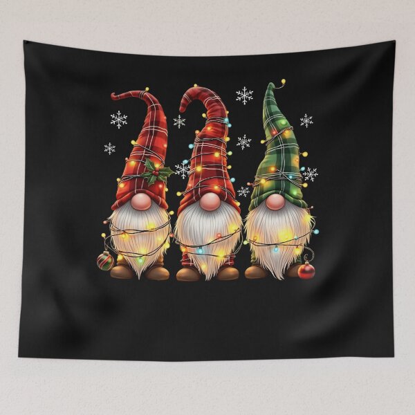 Item preview, Three Gnomes Men Women Buffalo Plaid Red Christmas designed and sold by clothesy7.