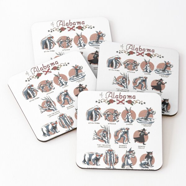 Item preview, Terrifying Myths of Alabama designed and sold by PatronesKawai.