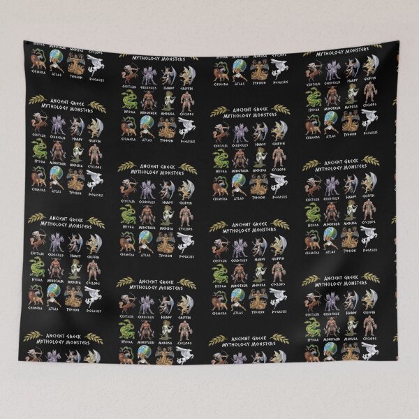 Item preview, Terrifying myths of Ancient Greece designed and sold by PatronesKawai.