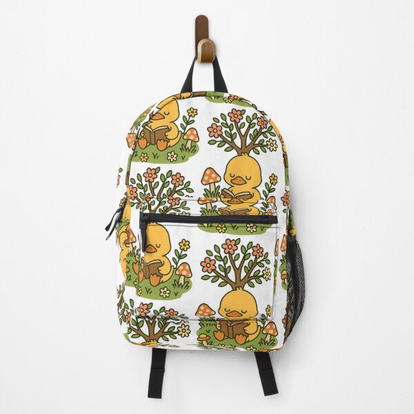 Item preview, Cute Duckling Reading Under a Tree Book Lover Design designed and sold by TeeTimeTreasure.