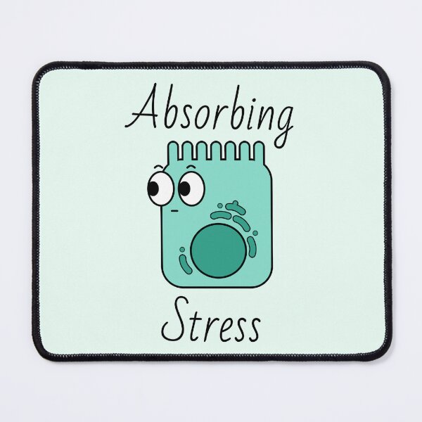 Item preview, Cute Epithelial Cell (Absorbing Stress) - Cute Cell Types designed and sold by MicroMarket.