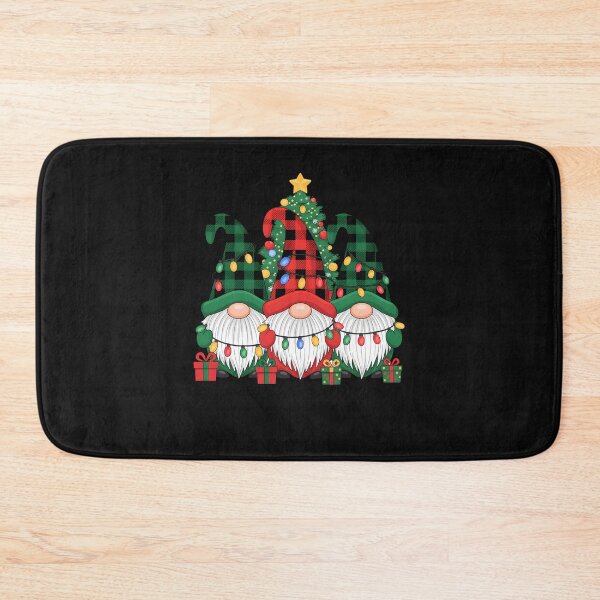 Item preview, Gnomes Christmas Tree Gnome Xmas Lights Buffalo Plaid Women designed and sold by clothesy7.