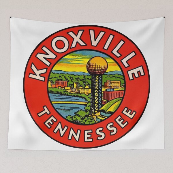 Item preview, Knoxville Tennessee Vintage Style Decal designed and sold by Decal Mania.