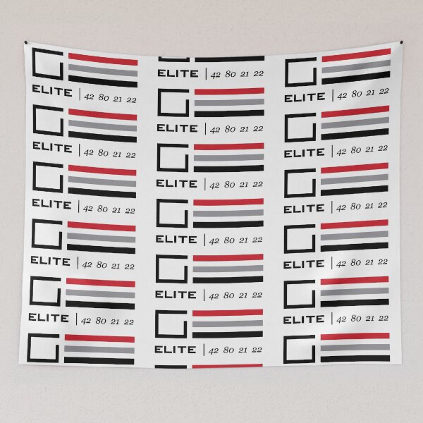 Item preview, Elite UGA Football Title, Trendy Southern Block Letter designed and sold by PUSH Proper Prints.