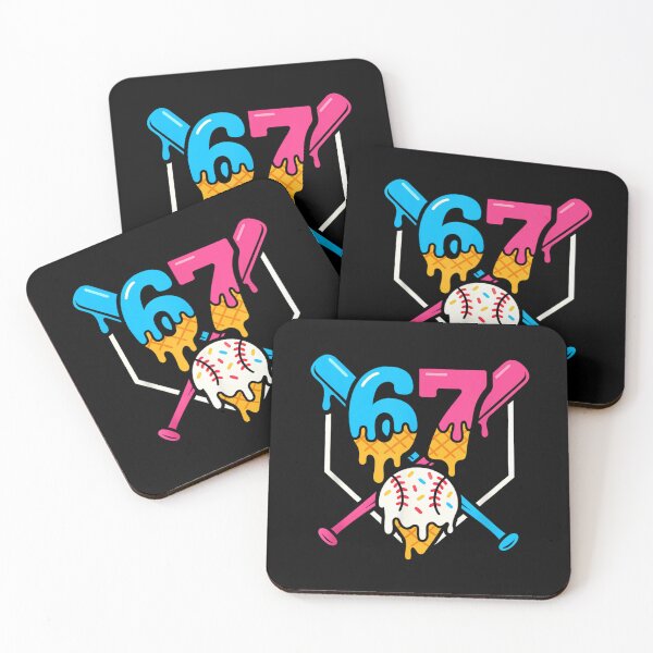 Item preview, Six Seven Baseball Ice Cream Drip Cool 67 Gen Alpha Slang designed and sold by ivotee.