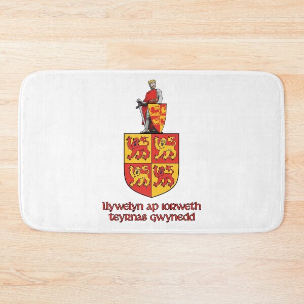 Item preview, Cymraeg - Arms of Llywelyn the Great [Statue + Enw + Teyrnas + Escutcheon] designed and sold by jorellaf.