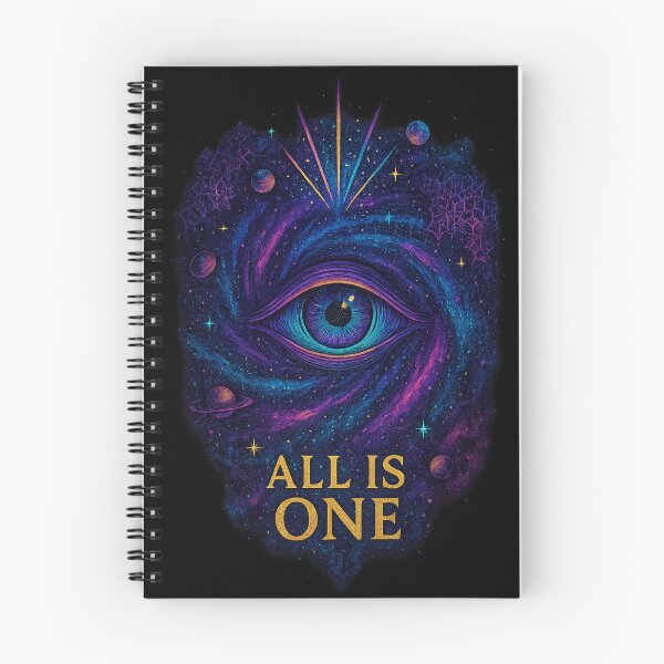 Item preview, All Is One Universal Mind Cosmic Artwork – Psychedelic Galaxy Eye, Sacred Geometry, Visionary Esoteric Mystical Spiritual Art for T-Shirts, Stickers and Posters designed and sold by magicstudiooo.