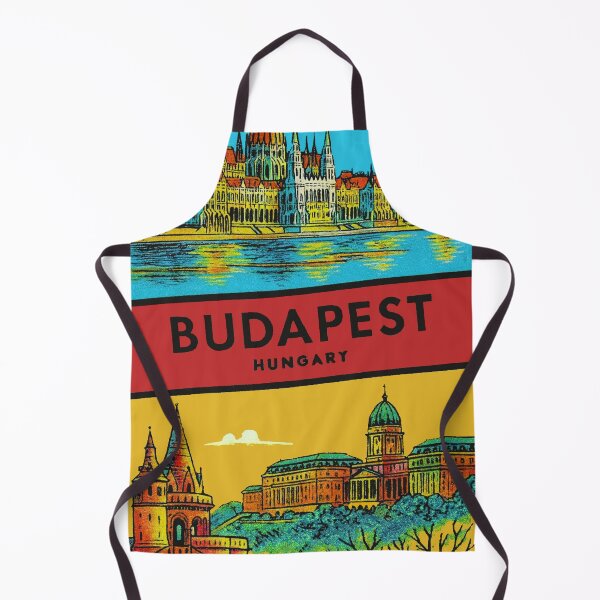 Item preview, Budapest Hungary Vintage Style Decal designed and sold by Decal Mania.