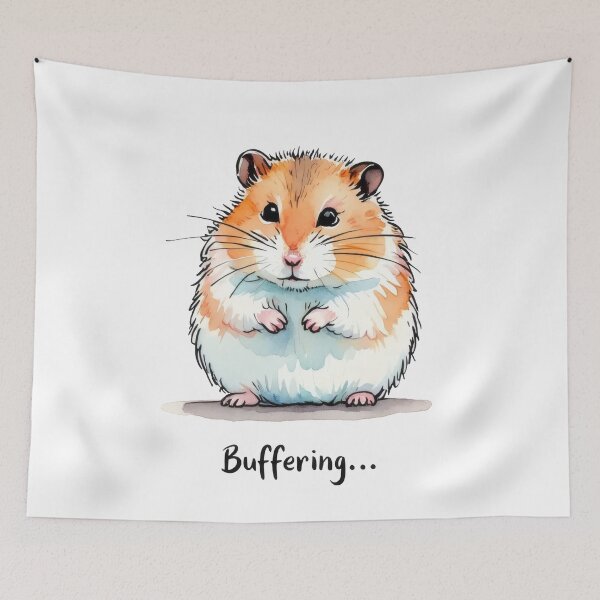 Item preview, Buffering… – Funny Hamster Design designed and sold by Ombrya.