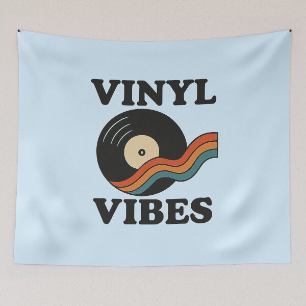 Item preview, Vinyl Vibes – Retro Music Aesthetic 70s Style designed and sold by Dragonfly-10.