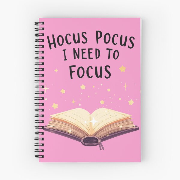 Item preview, Hocus Pocus I Need To Focus – Magical Study Book Halloween designed and sold by jelonkaa.