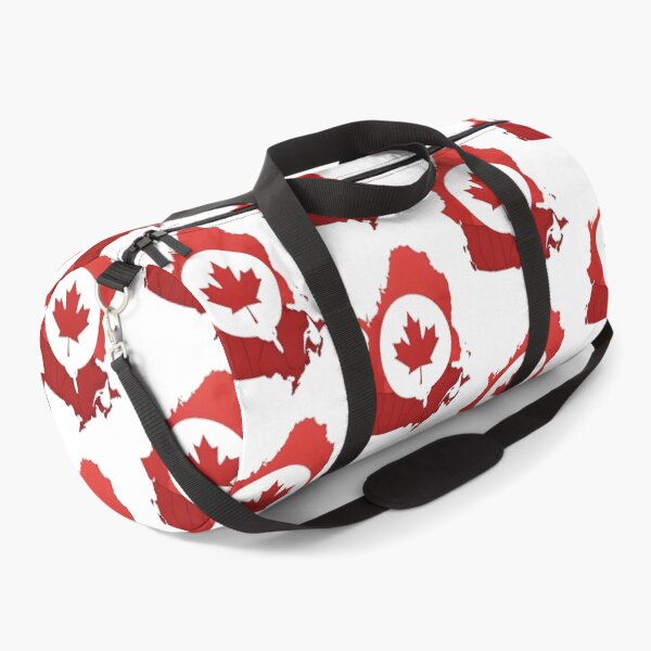 Item preview, Canada Map with Maple Leaf – Modern Red Design designed and sold by RAKO13.