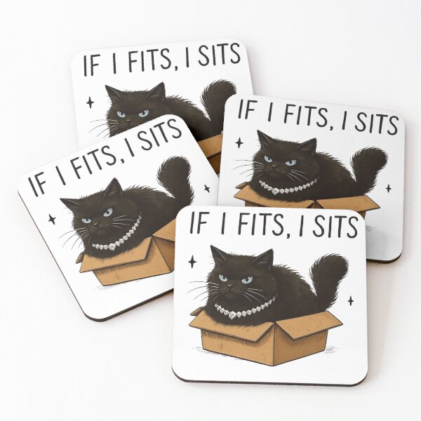 Item preview, If i fits, i sits designed and sold by seahorse crossing.