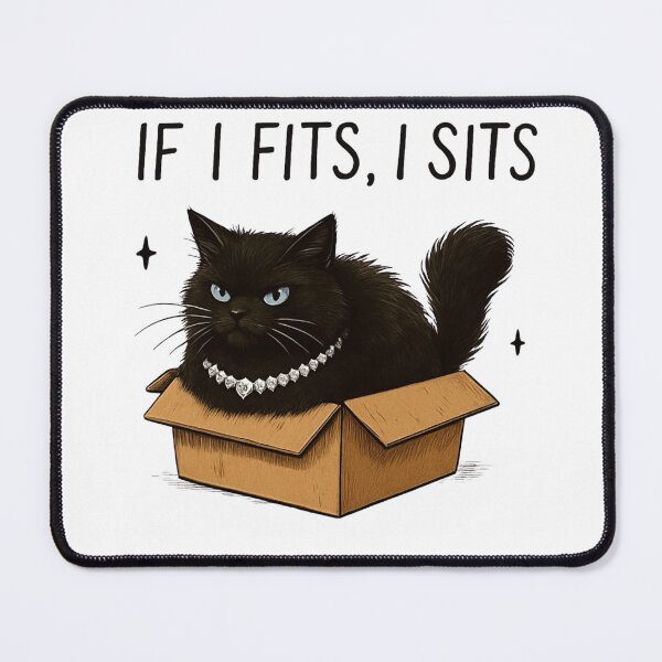 Item preview, If i fits, i sits designed and sold by seahorse crossing.