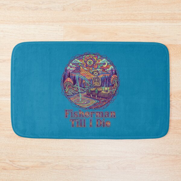 Item preview, Psychedelic Skeleton Fishing  designed and sold by Too Kool Designing .