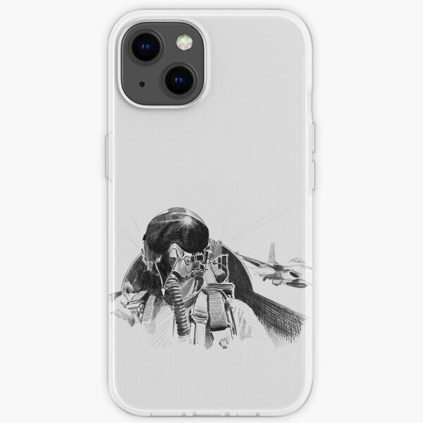 Fighter pilot iPhone Soft Case