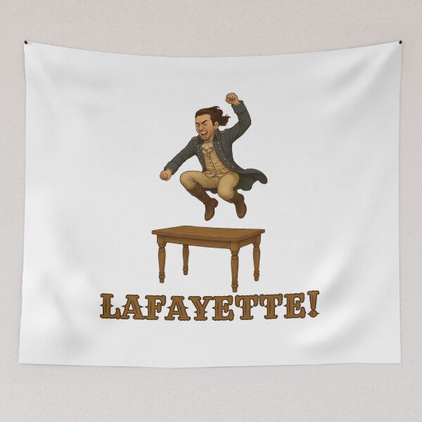 Item preview, Lafayette - Hamilton musical table jump design designed and sold by Rick and Jess.