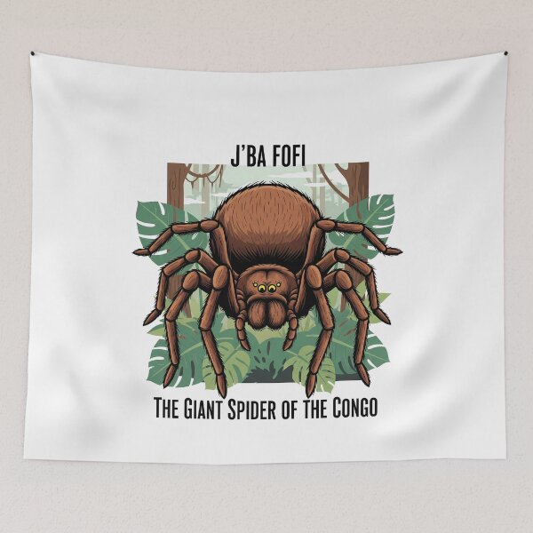 Item preview, J'ba Fofi: Enigmatic Giant Spider of the Congo Jungle Cryptid designed and sold by k3rstman1.