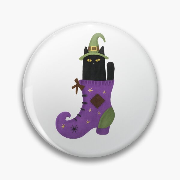 Item preview, Naughty Witchy Cat In Witches Shoes designed and sold by TheWishingShed.