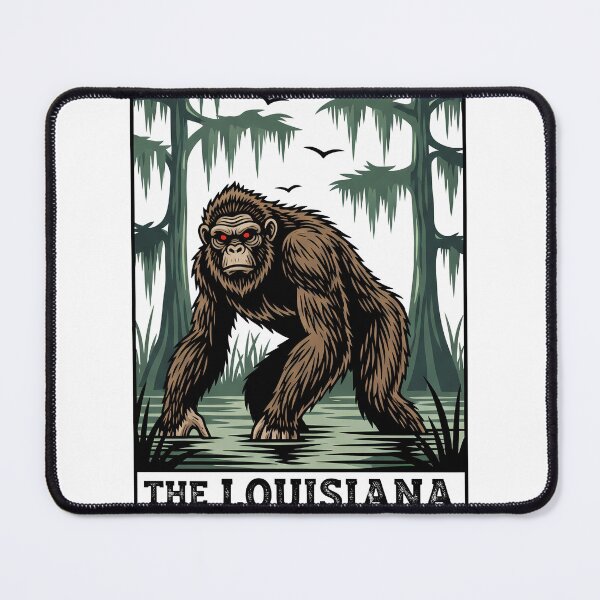 Item preview, The Louisiana Mystery: Red-Eyed Swamp Cryptid Legend designed and sold by k3rstman1.