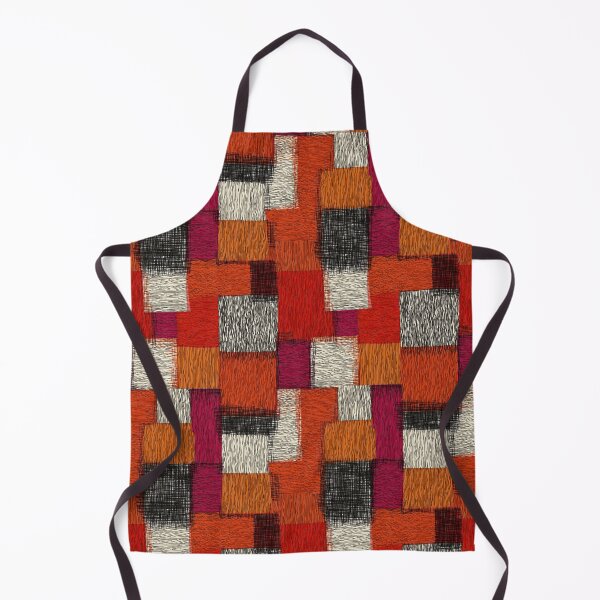 Item preview, Expressive patchwork of colorful textured rectangles in boho style. designed and sold by Piotrek0001.