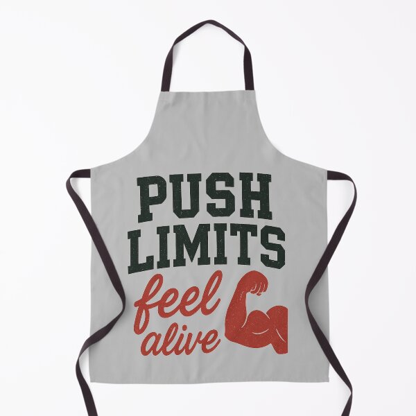 Item preview, Push Limits Feel Alive – Colorful Motivational Gym Design designed and sold by ArthUpscale.