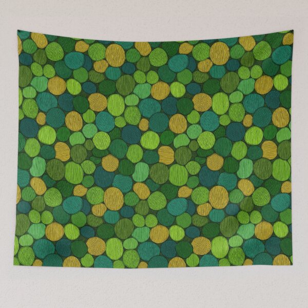 Item preview, Abstract pattern of green stones with wood grain texture. designed and sold by Piotrek0001.