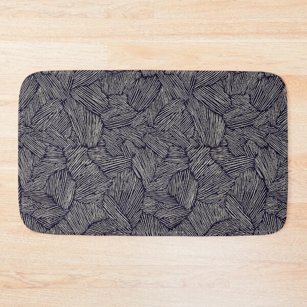 Item preview, Hand-drawn striped pattern on a dark navy background. designed and sold by Piotrek0001.