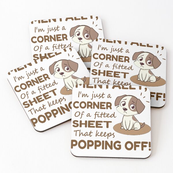 Item preview, Funny Anxiety Quote Mentally I’m Just a Sheet Corner That Pops Off  designed and sold by arabiw.