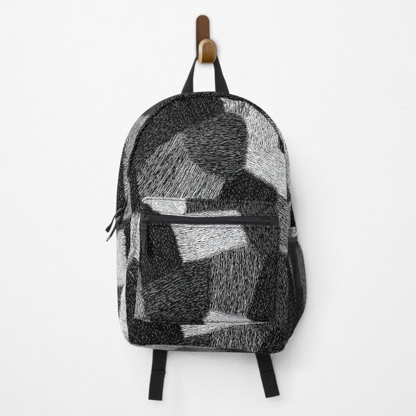 Item preview, Black and white abstract pattern of hand-drawn shapes. designed and sold by Piotrek0001.