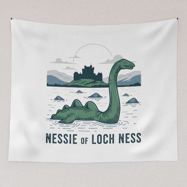 Item preview, Loch Ness Monster Legend: Vintage Scottish Cryptid Mystery designed and sold by k3rstman1.