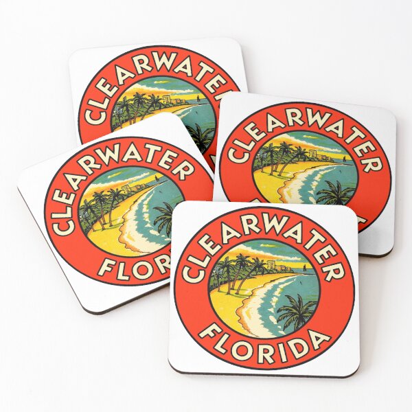 Item preview, Clearwater Florida Vintage Style Decal designed and sold by Decal Mania.