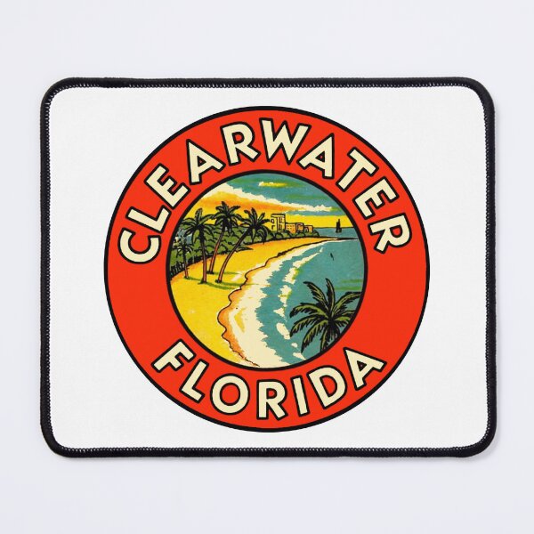 Item preview, Clearwater Florida Vintage Style Decal designed and sold by Decal Mania.