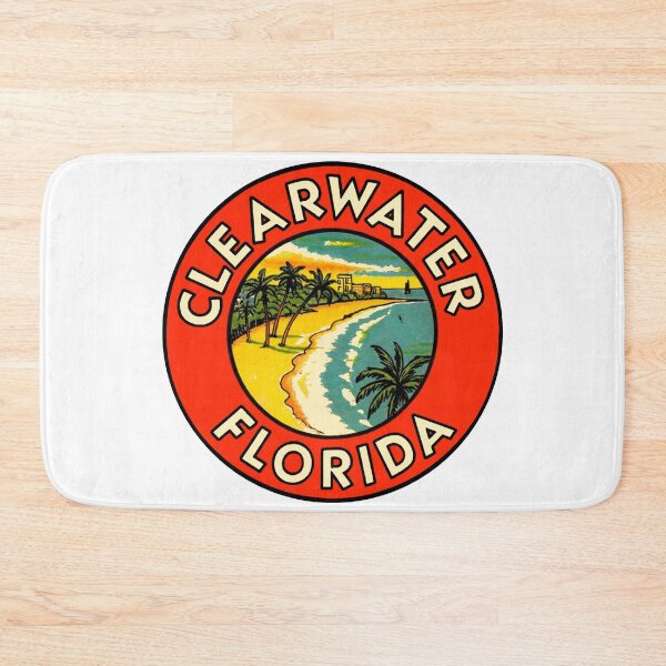 Item preview, Clearwater Florida Vintage Style Decal designed and sold by Decal Mania.