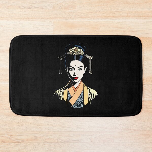 Item preview, Traditional Chinese Woman Vector Design designed and sold by Ovitees.
