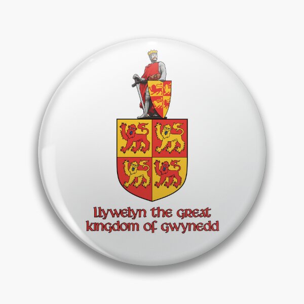 Aperçu de l'œuvre Armes de Llywelyn le Grand [Statue + Nom + Gwynedd + Écusson] créée et vendue par jorellaf.